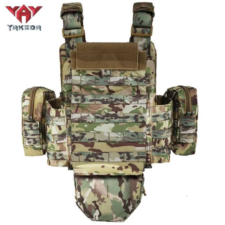 YAKEDA Tactical Plate Carrier Vest Outdoor Hunting Protective Shoulder Adjustable Vest Airsoft Z250728