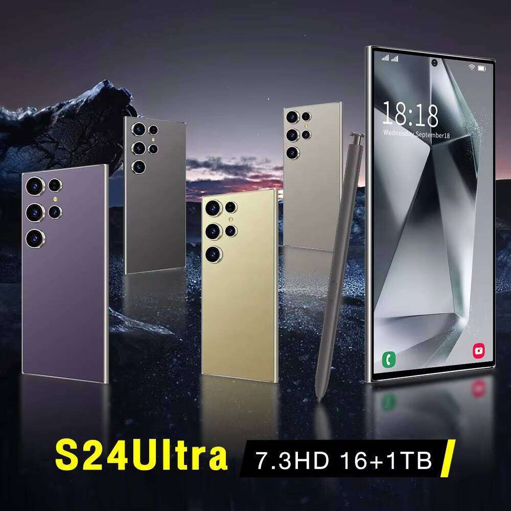 S24 Ultra 7.3-inch 5G Smartphone 16GB + 1TB HD Screen Face Unlock Android 14 Second-hand Phone