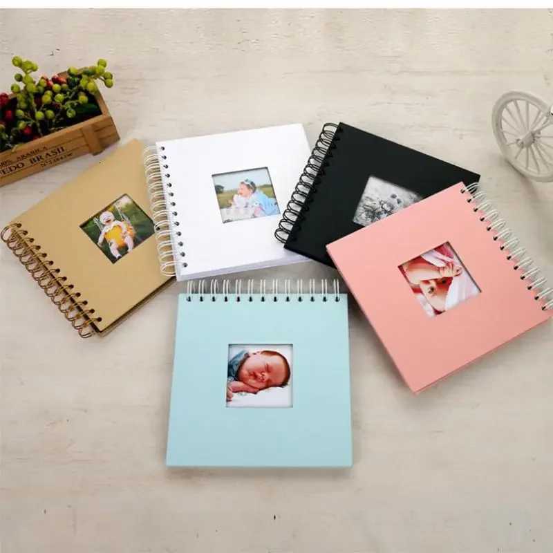 6inch Binder Photocards Holder Paper Photo Album Baby Scrapbooking DIY Kids Memory Book for Photos Collect Book Photo Storage Z250729