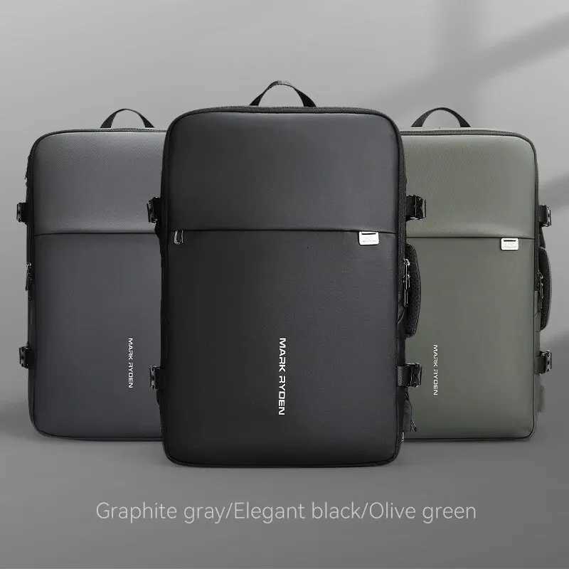 MARK RYDEN Large Travel Backpack Men Multi-functional 39L Expandable Airline Approved 17.3inch Laptop Backpack Ykk Zipper S250728