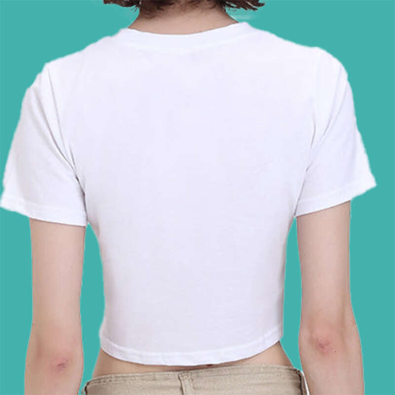 Designer T Shirt European And American Fashion Women's E-Girl Printed Harajuku Short Round Neck Short Sleeve T-Shirt Women's Top