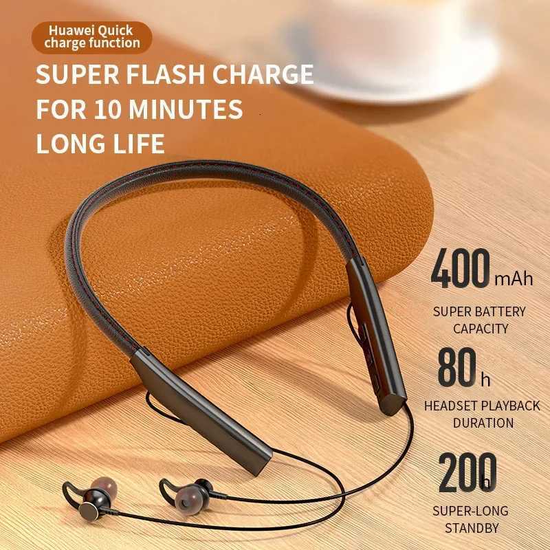 Headphones Magnetic Sport Neckband Neck-hanging TWS Earbuds Wireless Headset with Mic R250728