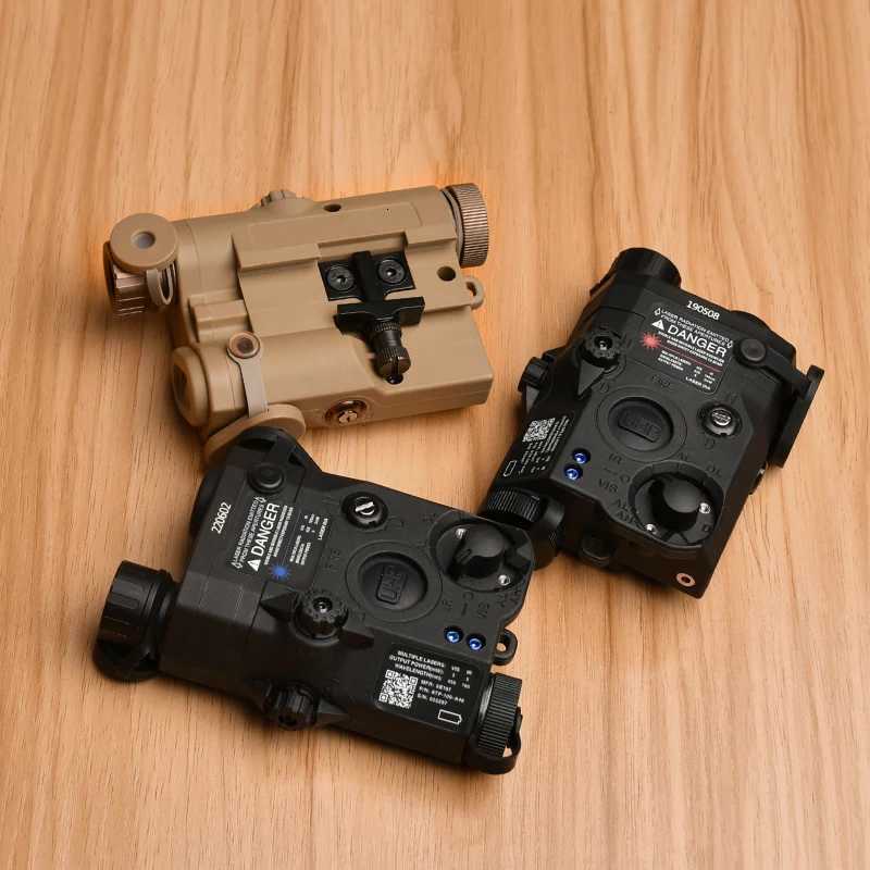 Tactical PEQ 15 PEQ-15 Airsoft Red Dot Green Blue Laser Indicator M600 M300 Flashlight Weapon Light Dual Control Switch XJ250728