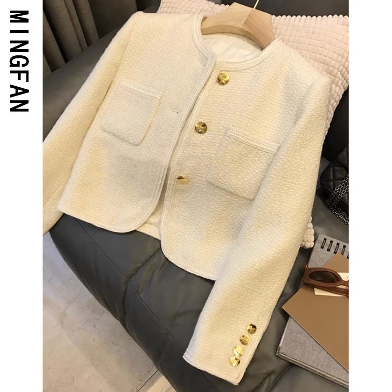 New design High-end short fashion jacket for Women, Spring 2025 new Style, versatile, mature and stylish ladylike suit jacket free shipping