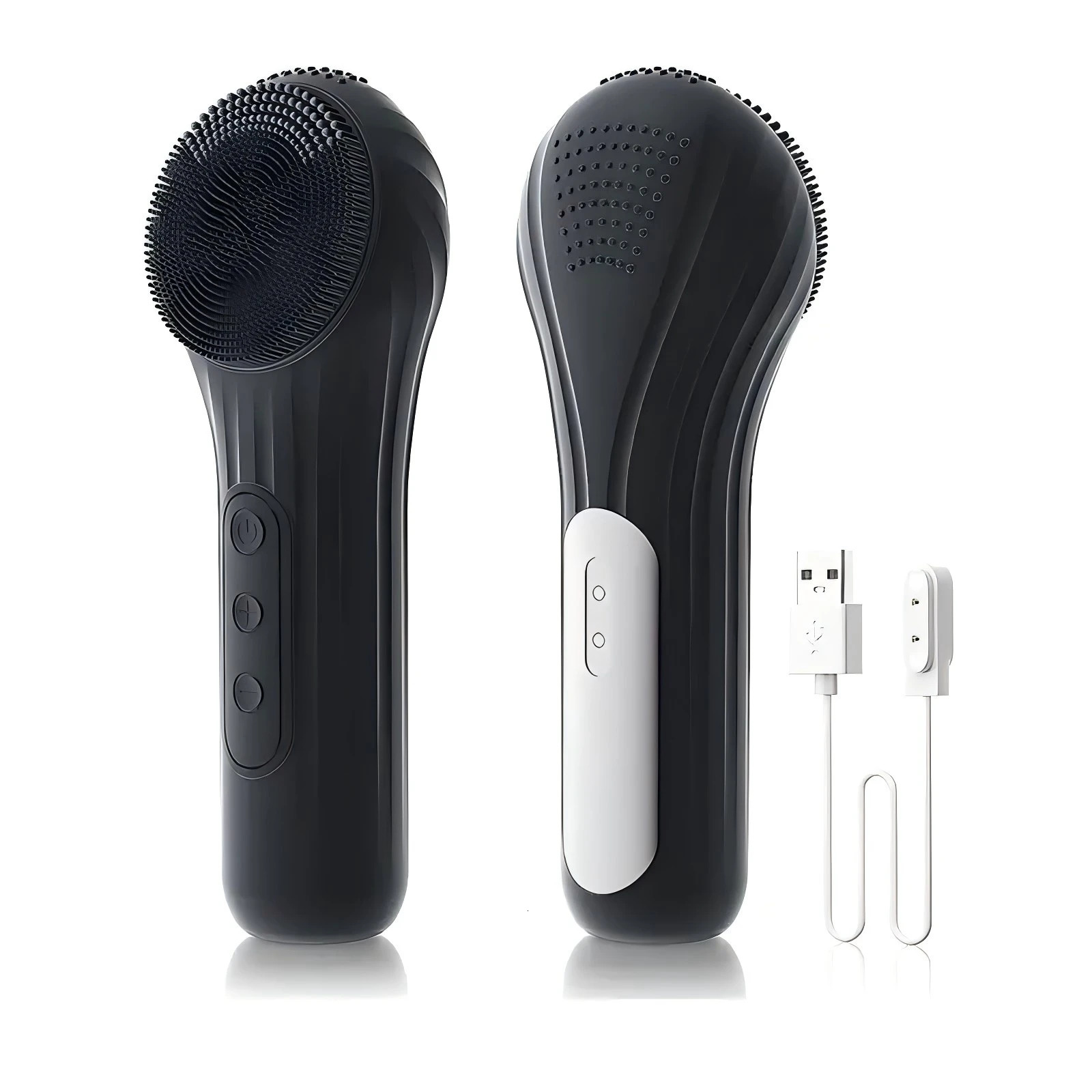 Electric Silicone Face Scrubber Device Sonic Facial Cleansing Wash Brush for Men Women Rechargeable Face Exfoliator for Massage 250726