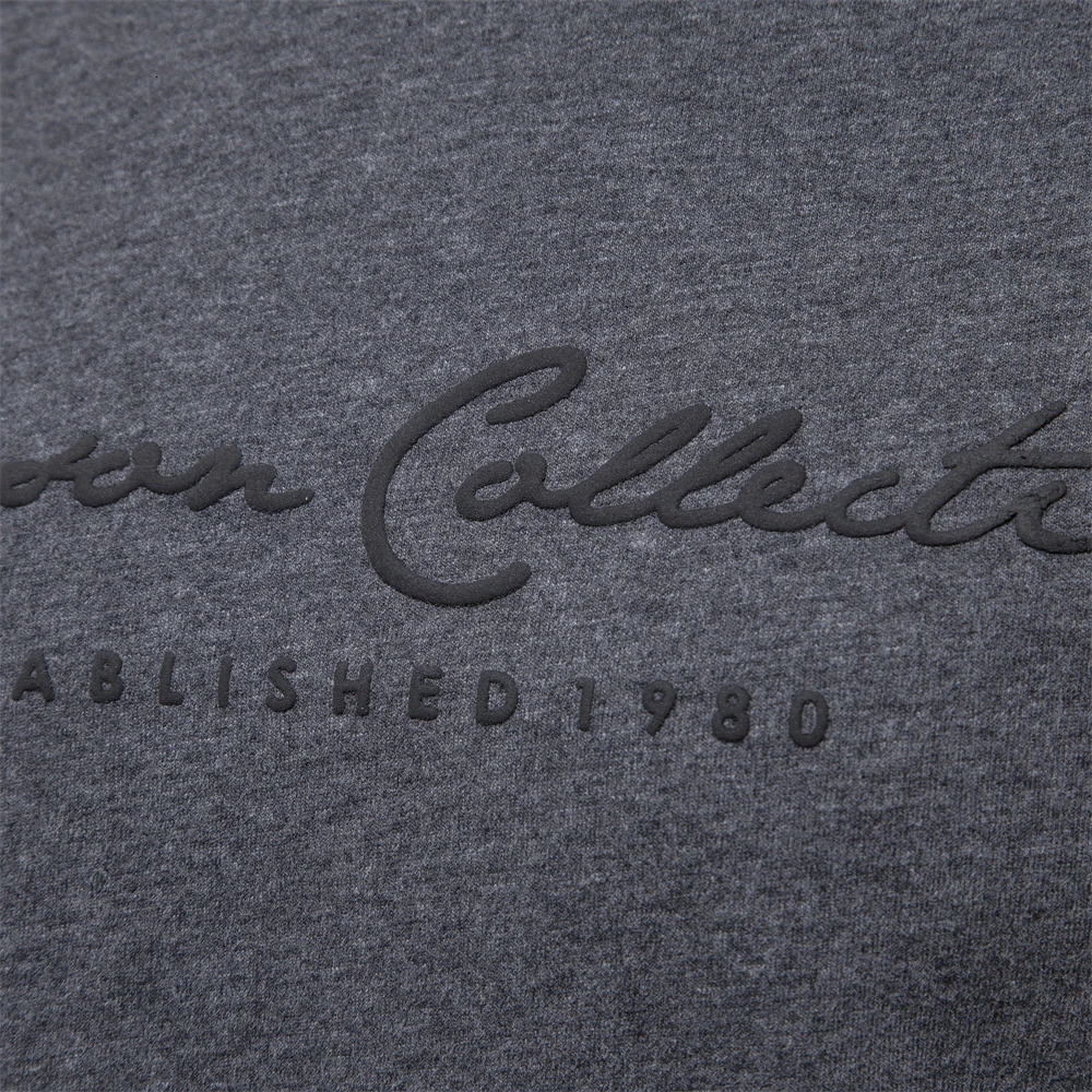 100% Cotton Long Sleeve Mens Tshirt Solid Color Letter Print Casual Tshirts for Men Spring Tops Tee Clothing 250729