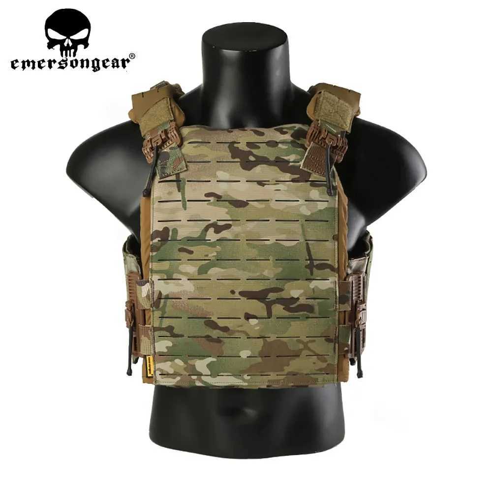 EMERSONGEAR Tactical Vest Lasercut Plate Carrier ROC Quick Release Hunting Cummerbund Aussault Airsoft Paintball Shooting EM7408 Z250728