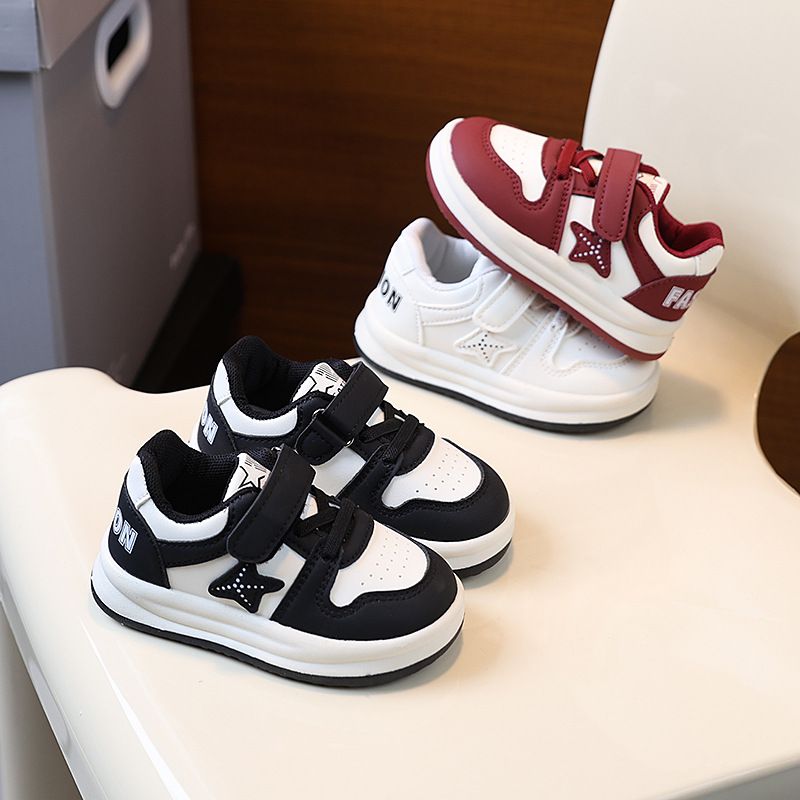 Toddler's Sneakers Fashion Design Baby Spring Autumn 0-6 Years Kids Casual Sport Shoe Littlesprouts Soft Non Slip Pu Leather Skateboard Shoes Siz