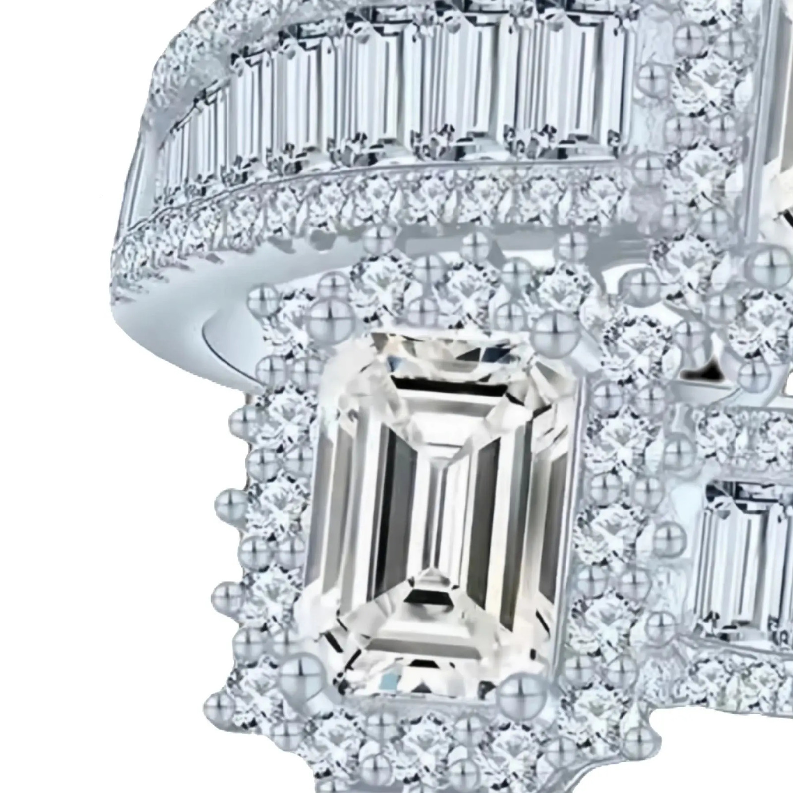 ShanLover MST Grade Diamond Ring S925 925 Sterling Silver Gemstones Rings For Women Jewelry 250729