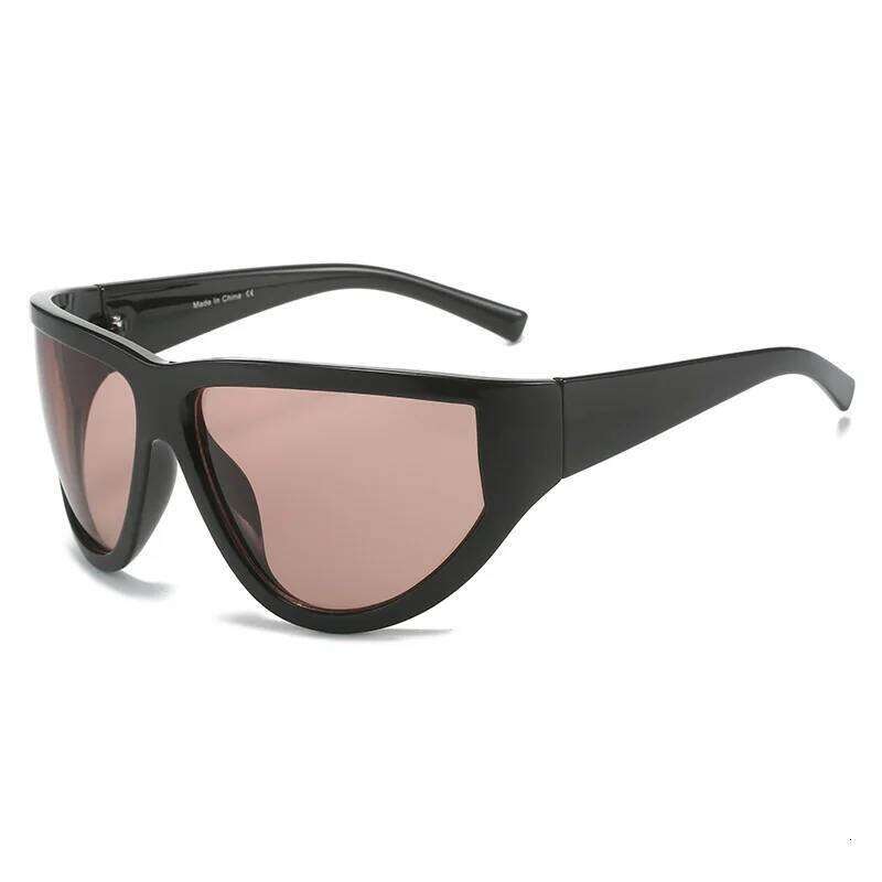 2025 New Sport Y2K Sunglasses Women Unique Oversized Punk Eyewear Men Fashion Brand Designer Sun Glasses Hip Hop Shades UV400
