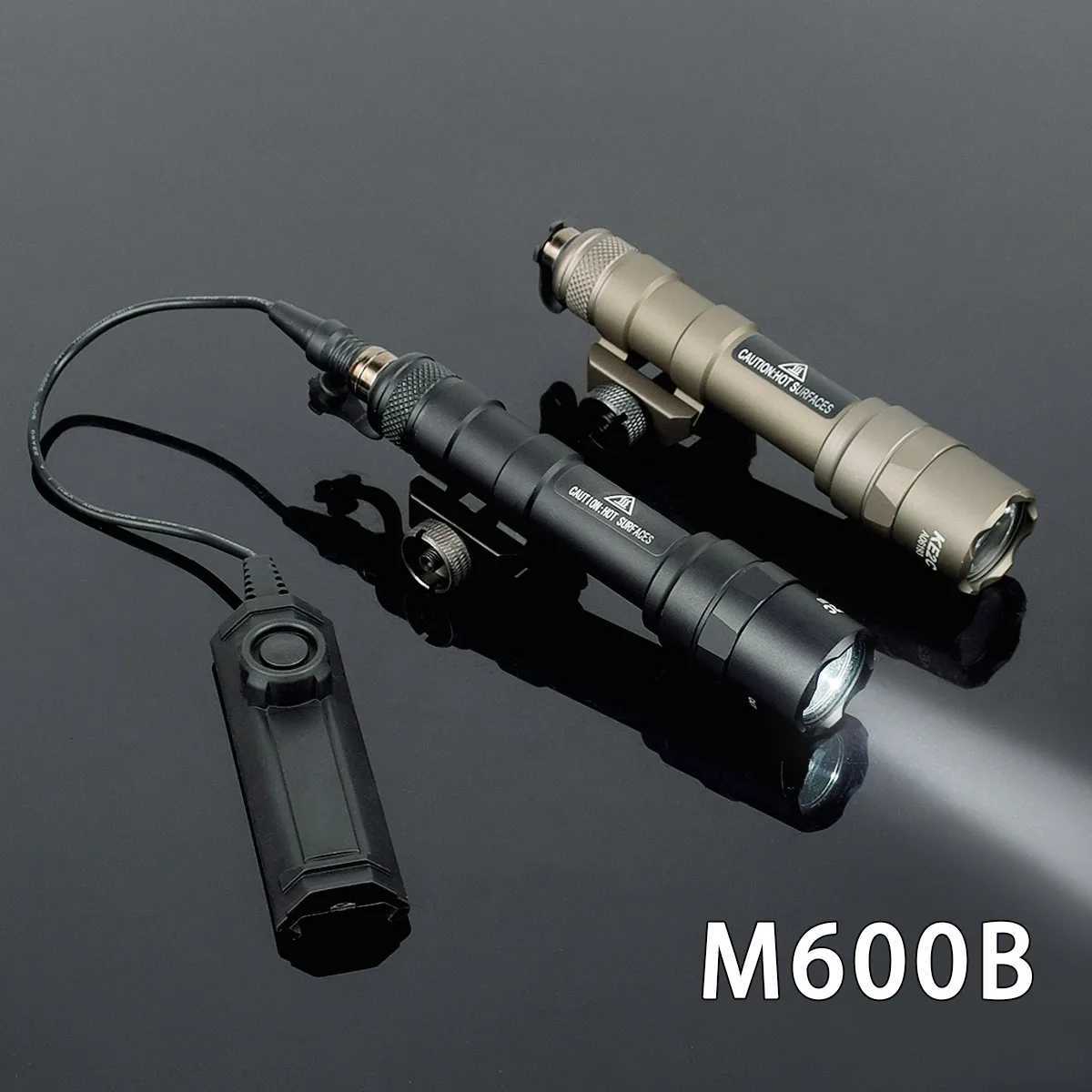 Tactical M600 M600B M600C Weapon Gun Light Flashlight Rifle Flashlight Pistol Scout Light Torch Hunting Picatinny Rail XJ250728