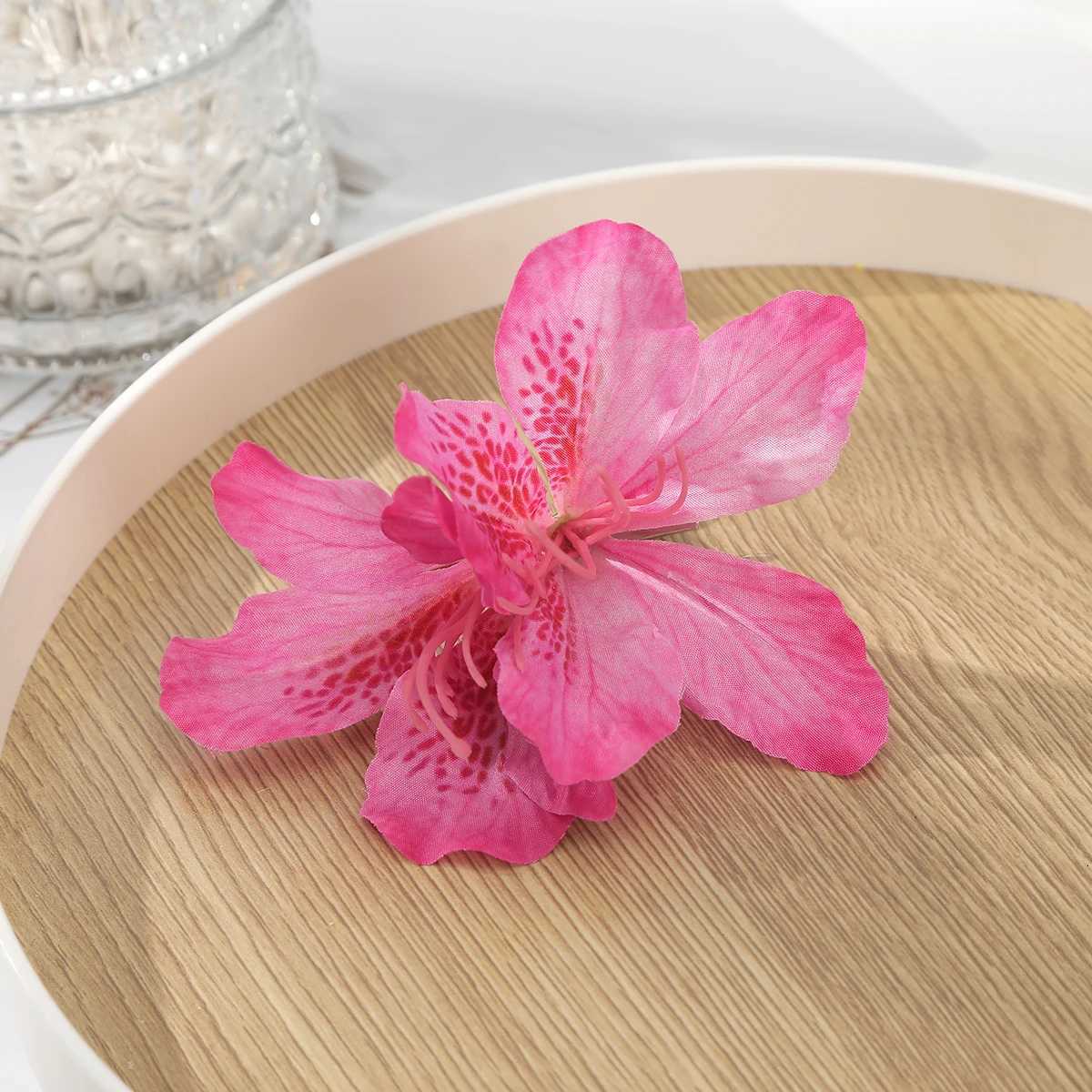 Avaytr Bohemia Canna Flowers Small Hair Clips Hawaii Bridal Flowers Hair Clips Hairpins Barrette for Wedding Hair Accessories Z250729
