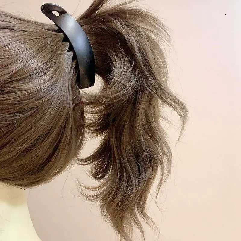 Frosted High Ponytail Banana Hair Clips Women Barrettes Hair Claws Hairpins Fixed Artifacts Ponytail Buckle Clip Headwear Z250729