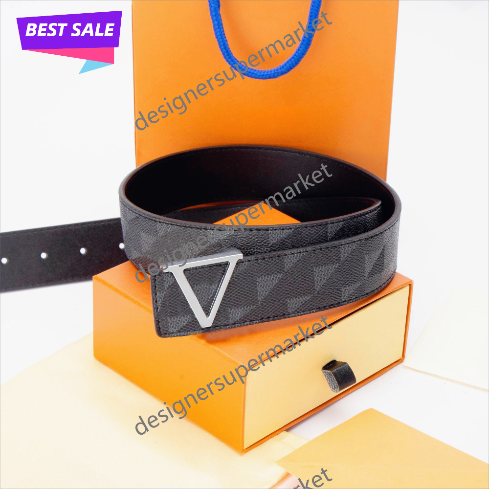 Designers Belts Women Men Waistband Ceinture Brass Buckle Genuine Leather Classical Designer Belt Cowhide With Box