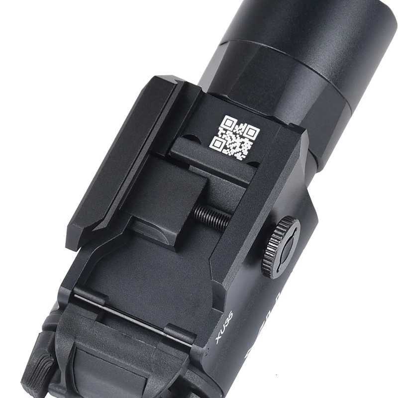 WADSN TacticaFlashlight X300-B/X300U-B/ XU35 Metal Pistol Gun Strobe LED Light Fits 20mm Rail Airsoft Hanging Hunting Flashlight R250728