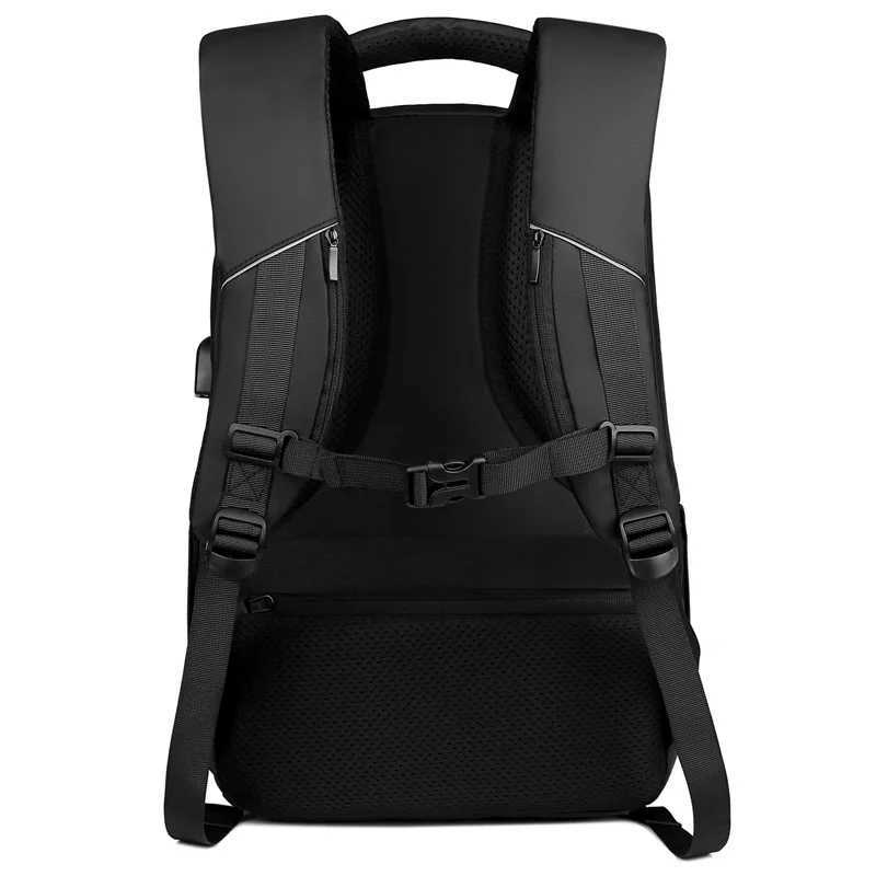 NG Professional 15.6 Laptop Backpack Waterproof School bags USB Charging Business Travel Bag Mochila S250728