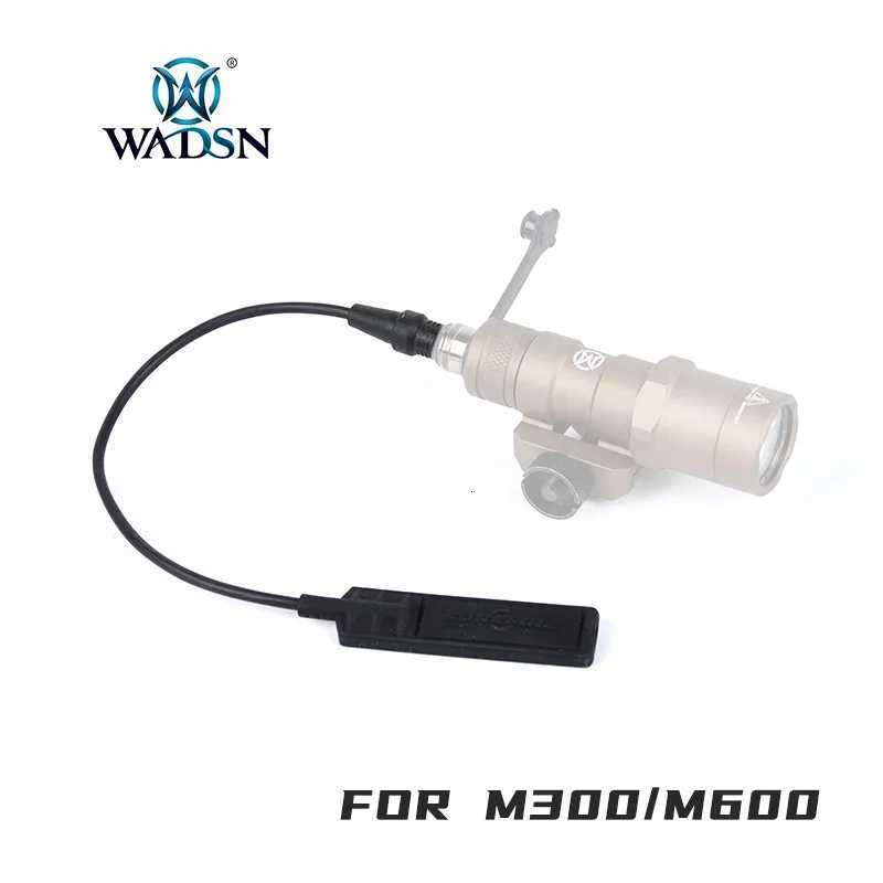 Vadsn Tactical Flashlight Remote Pressure Switch for M300 M600 Series Scout Light Long Switch Button Weapon Accessories XJ250728