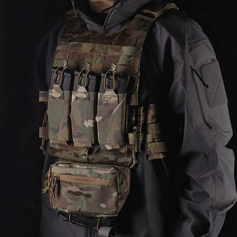 WOSPORT Tactical Vest Lightweight Hunting Vest Carrier MOLLE Adjustable Harness for Airsoft Water Sports Outdoor Survival Team Z250728