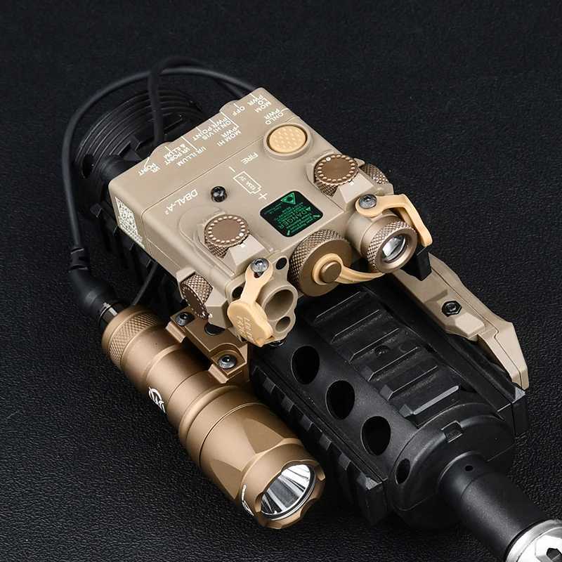VadSn DBAL-A2 Red Green Blue Dot Laser M300A Hunting Scout Light Set DBAL A2 Tactical White LED Flashlight Pressure SwitchXJ250728