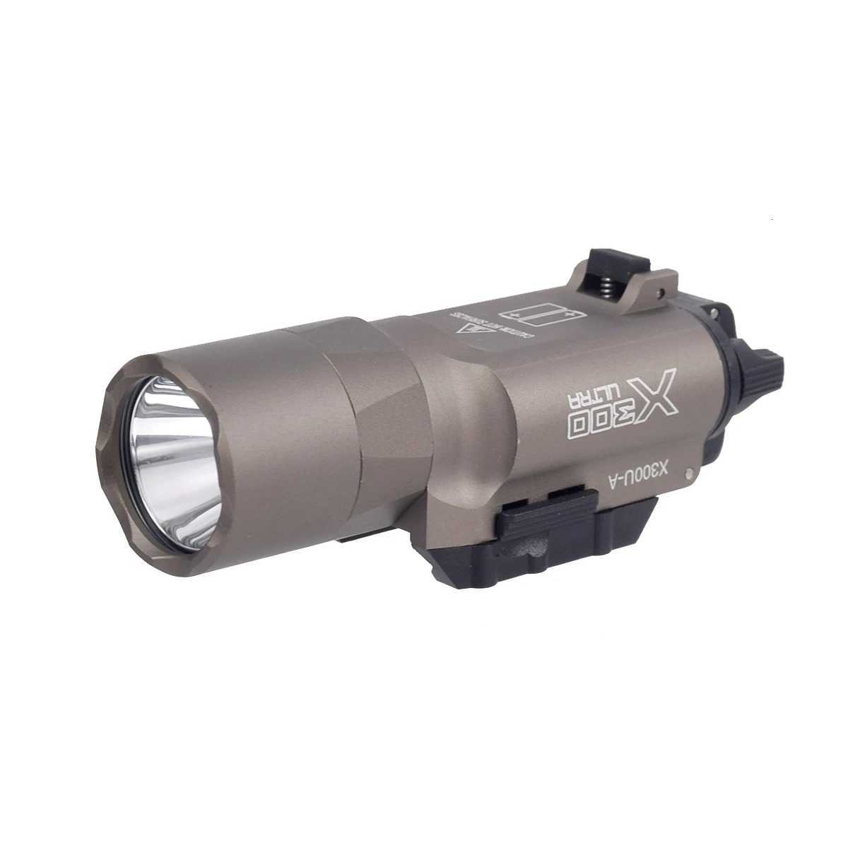 Tactical X300 Ultra Weapon Gun Light Shooting Tracer Flashlight Unit Scout Light Hunting Torch Toys R250728