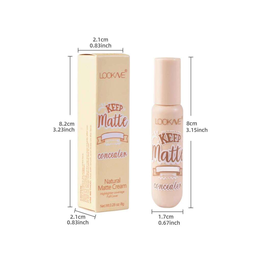 Liquid Stick Foundation 6 Color Moisturizing Full Coverage Acne Dark Circle Natural Matte Concealer Cream Makeup X250728