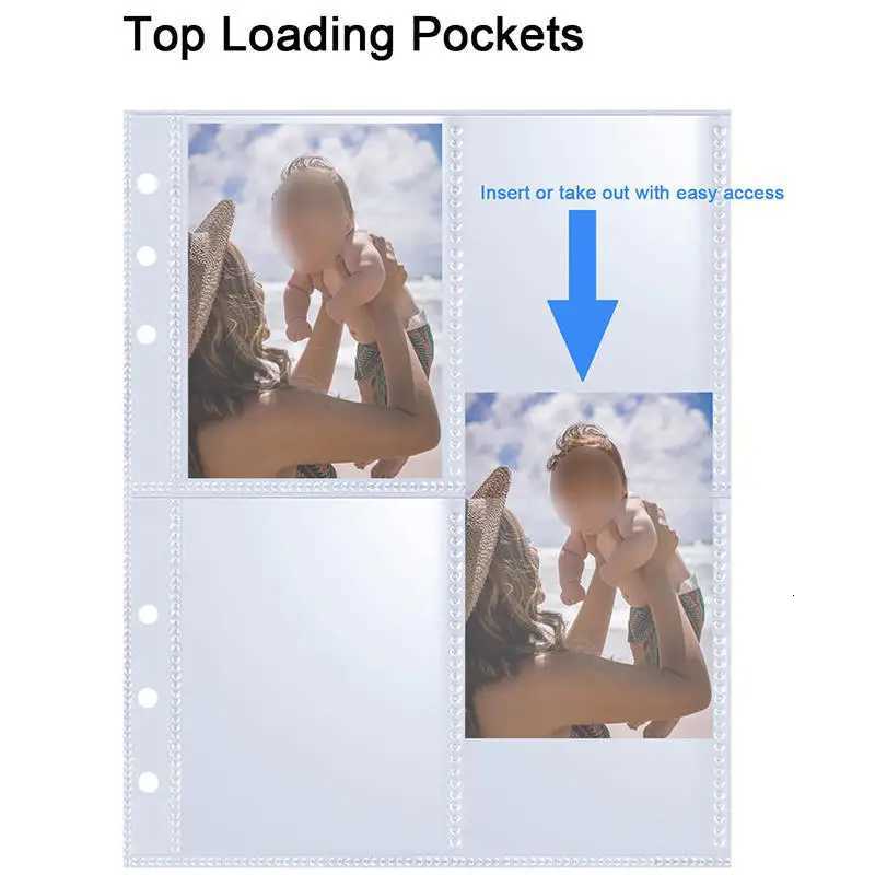 5 Kpop Photocard Binder with 25 pages 4-Pocket Card Collector Album with 200 Card Slots PU Leather Cover Organizing Cards Z250729