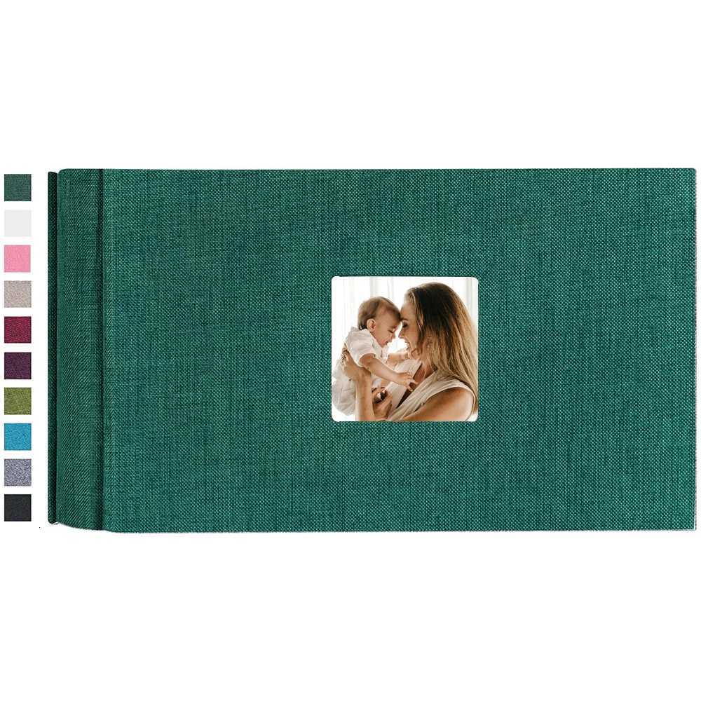 Small Photo Album 46 100 Photos Linen Cover Picture Photo Book for Family Wedding Anniversary Baby Vacation Photo Storage Z250729