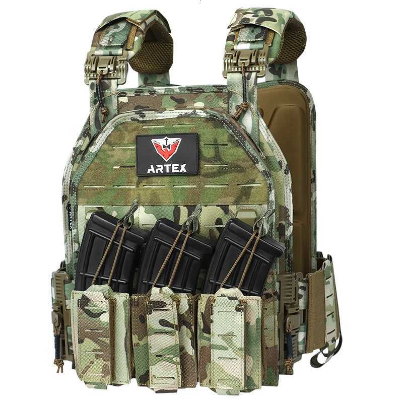 Artex 1000D Nylon Tactical Vest Plate Carrier Vest Airsoft Vest Tactical Gear Molle Vest quick release Z250728