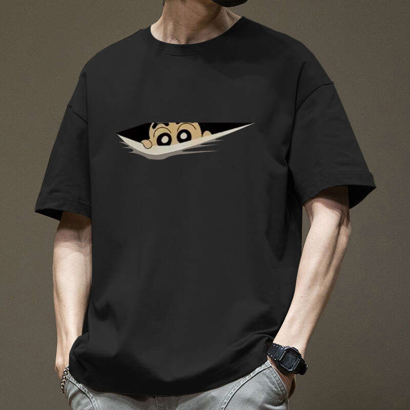 Designer T Shirt Men's Summer Cotton T-Shirt Short Sleeve Trendy Brand Printed Round Neck Loose Fit Tee 2024 New Base Shirt Graphic Tee Tracksuit