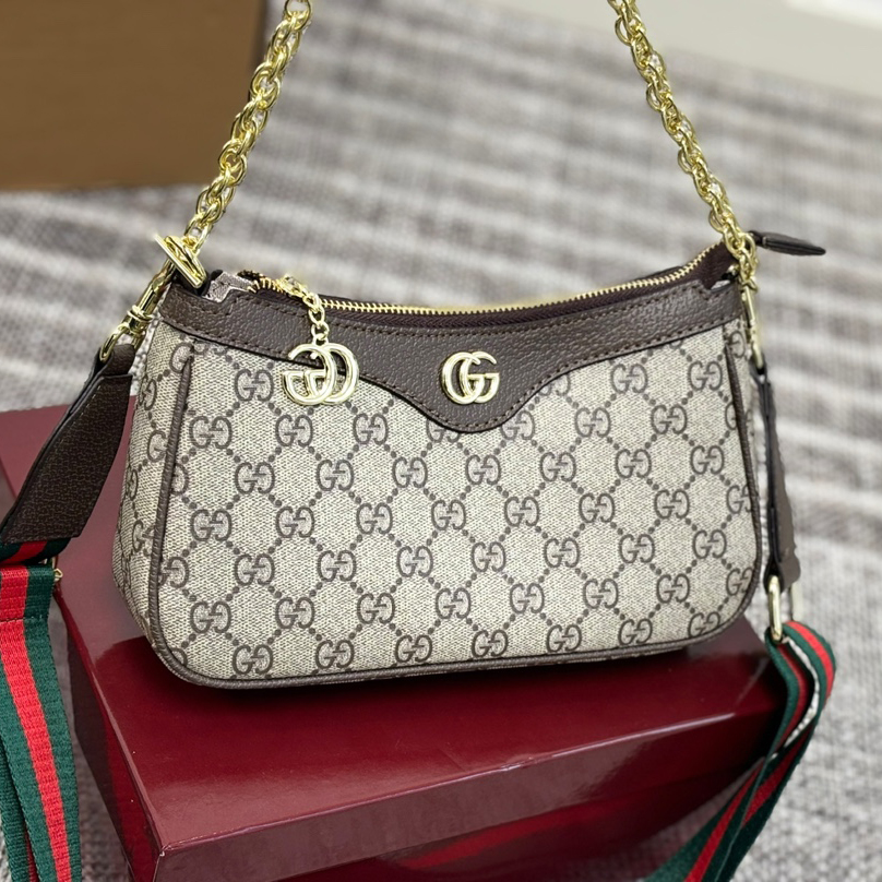 Designer Bag Gucci bag ophidia Dionysus LuxuryBag 2025 Fashion CrossbodyBag Leather Tote Designer Shoulder Bag