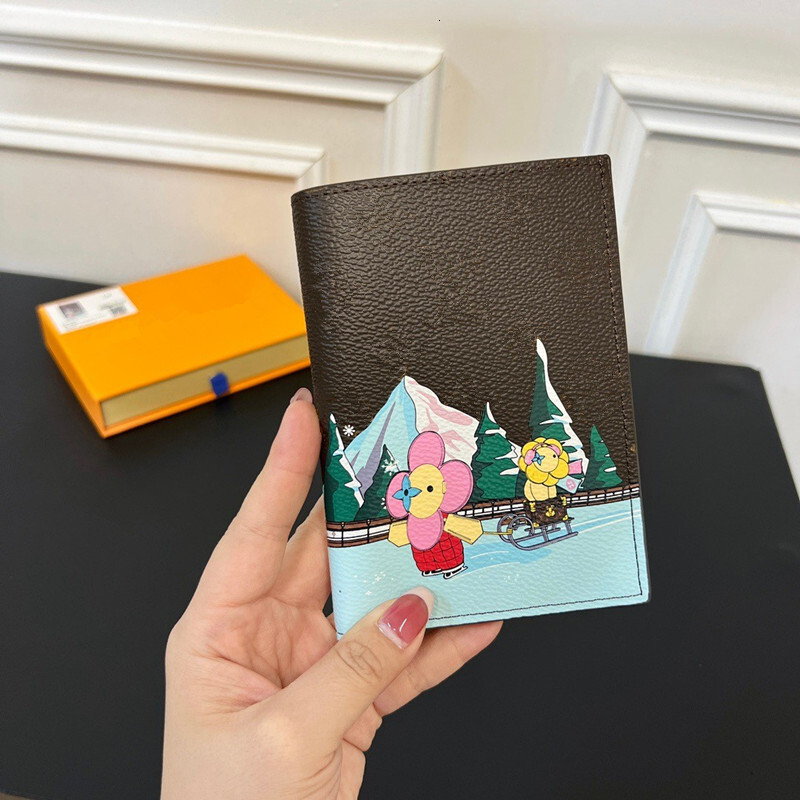 10a slender wallet card holder designer wallet pocket organizer Christmas cartoon