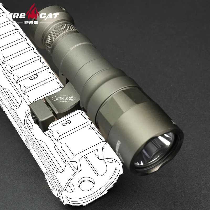 Tactical M640DFT M340DFT LED Flashlight 1000-1200 Lumens Airsoft Scout Light for 20MM Rail Outdoor Hunting Spotlight R250728