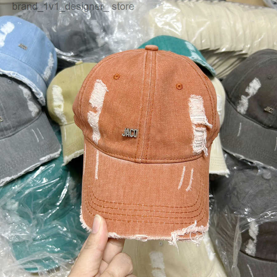 Baseball Bucket Hat Jeans Blending Classic Sun Protection Letter Tide Adjustable Head Cap Hats Men Womens Baseball Caps Retro Unisex R250603 S250729