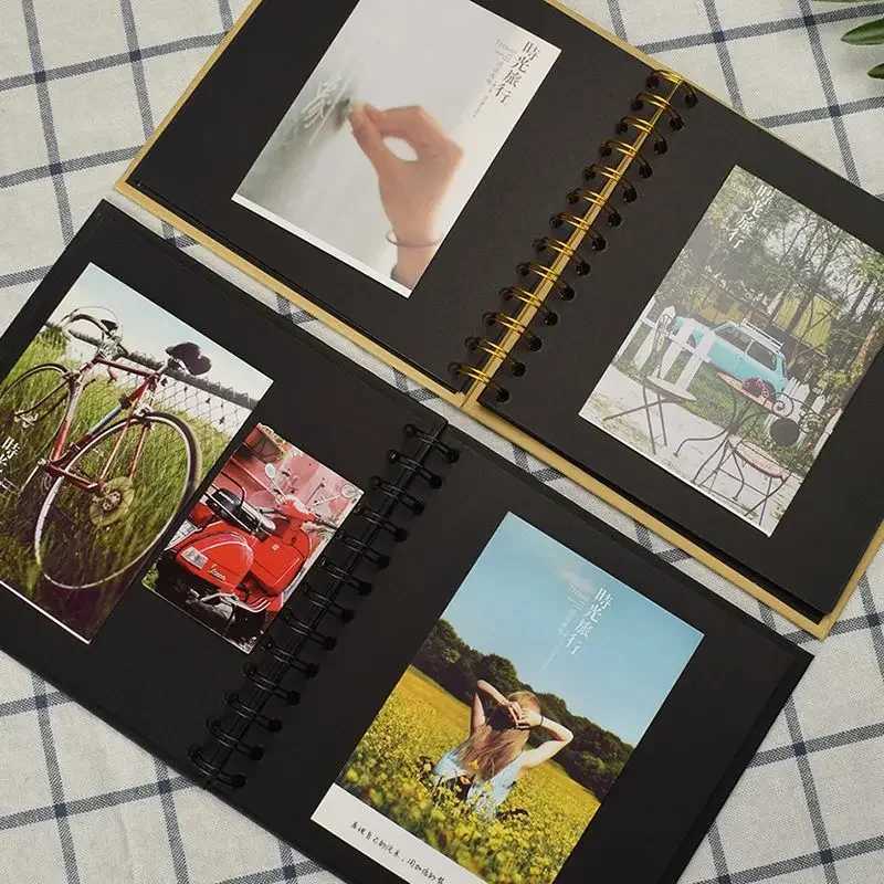 6inch Binder Photocards Holder Paper Photo Album Baby Scrapbooking DIY Kids Memory Book for Photos Collect Book Photo Storage Z250729