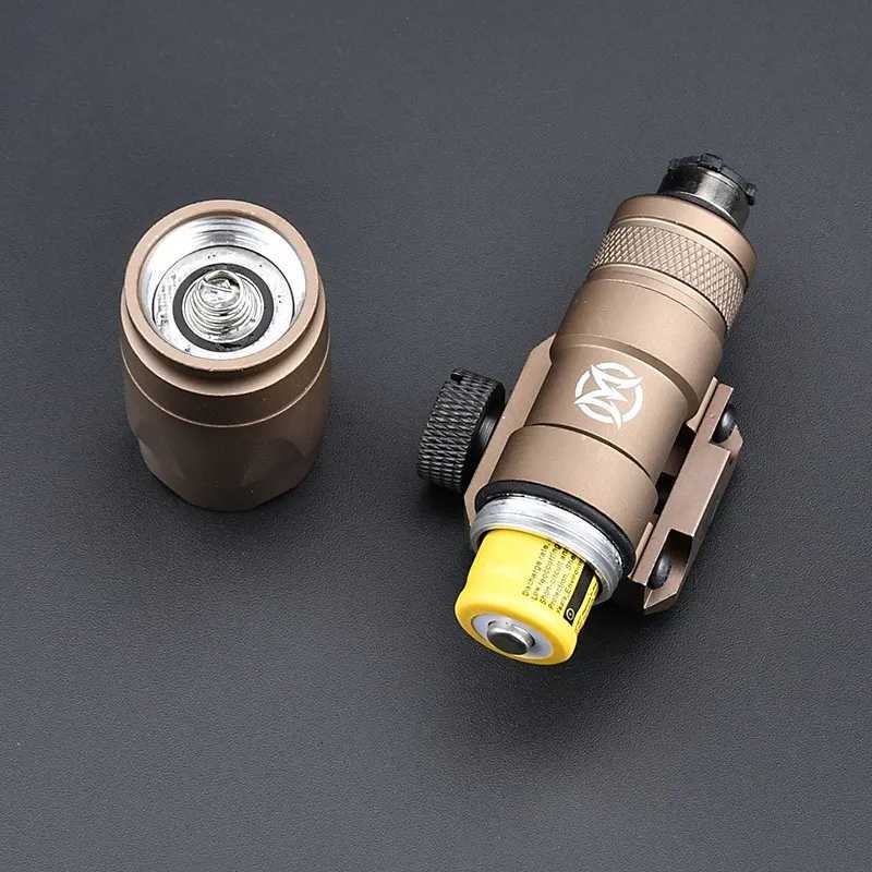 VadSn M300A MINI Scout Light 400 Lumens Tactical M300C Outdoor Hunting Flashlight White LED Spotlight Switch Set Fits 20MM Rail R250728