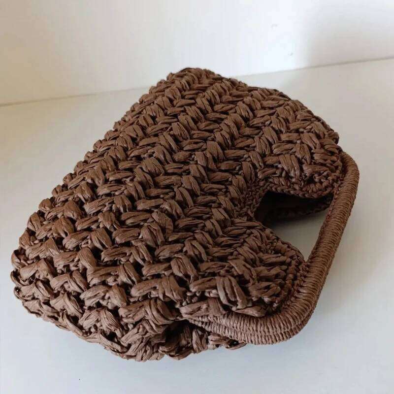 Women's Bags Designer Women's Bags Designer Clip Evening Clutch Bags For Women Designer Handbags And Purses New In Straw Woven Hollow Top Ha