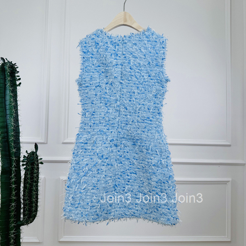 Winter Spring New French Style Small Fragrance Willow Leaf Age-Reducing Fashionable Elegant Whitening Base Sleeveless Vest Dress