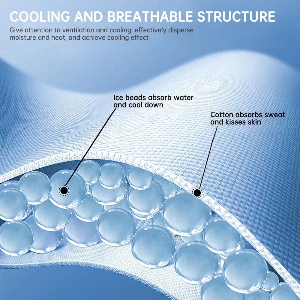 Pet Cooling Ice Scarf Cool Towel Heatstroke Dogs Cats Collar Adjustable Cat Bib Prevent Heat Stroke Dog Supplies 250729