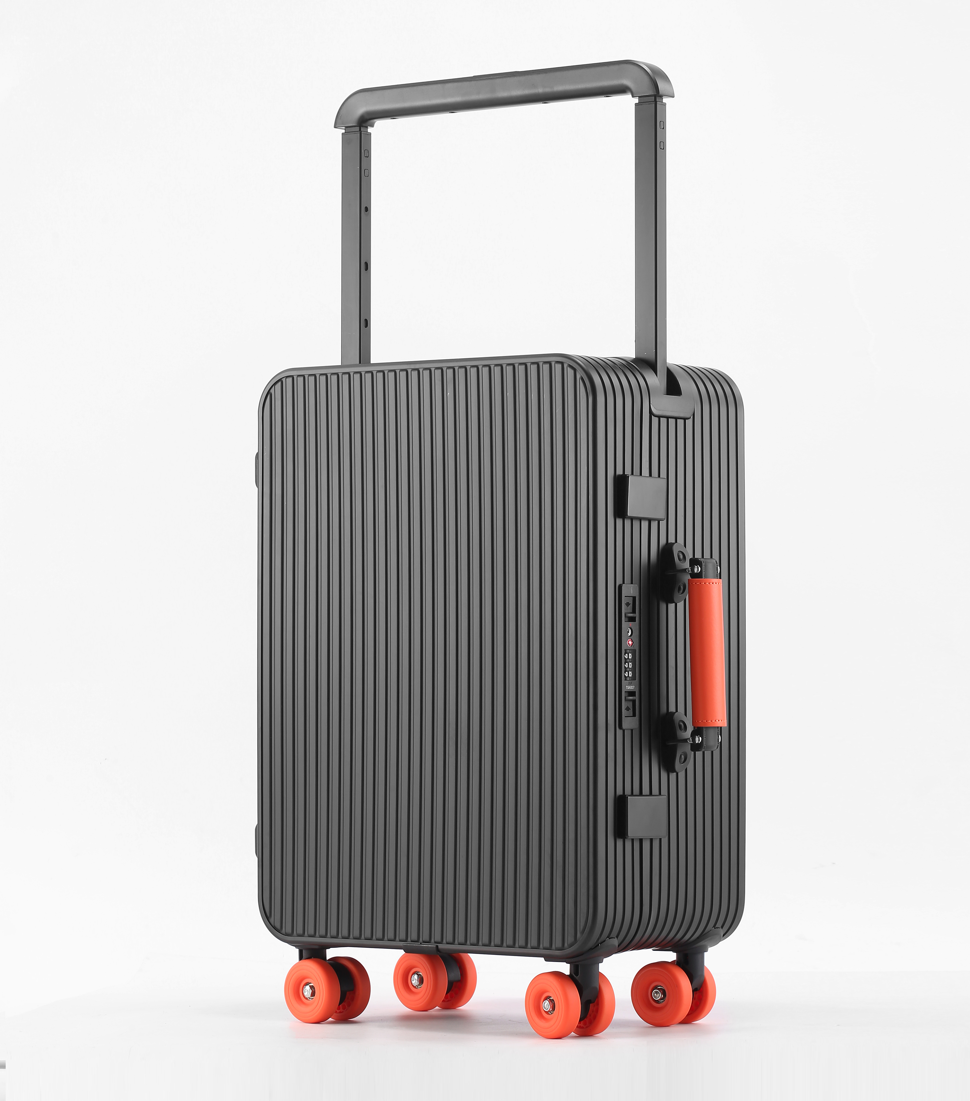 All Aluminum Wide Pull Rod Luggage Suitcase with Drop Resistance - Silent Universal Wheels Boarding Case