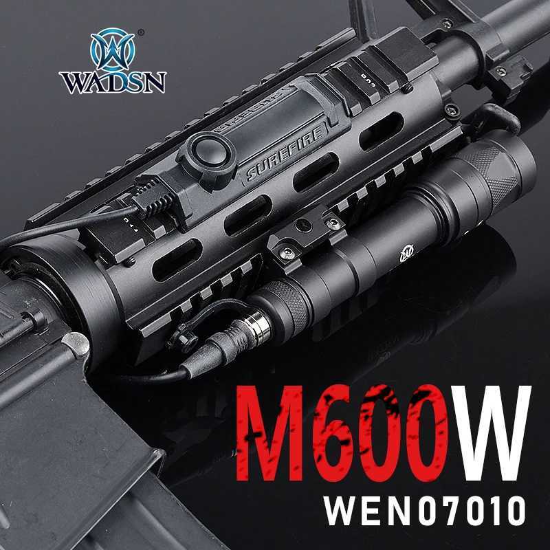 WADSN Airsoft M600W SF Flashlight Tactical Gun Light Strobe Weapon Light SF M600W Rifle Lamp Dual-Function Remote Switch XJ250728