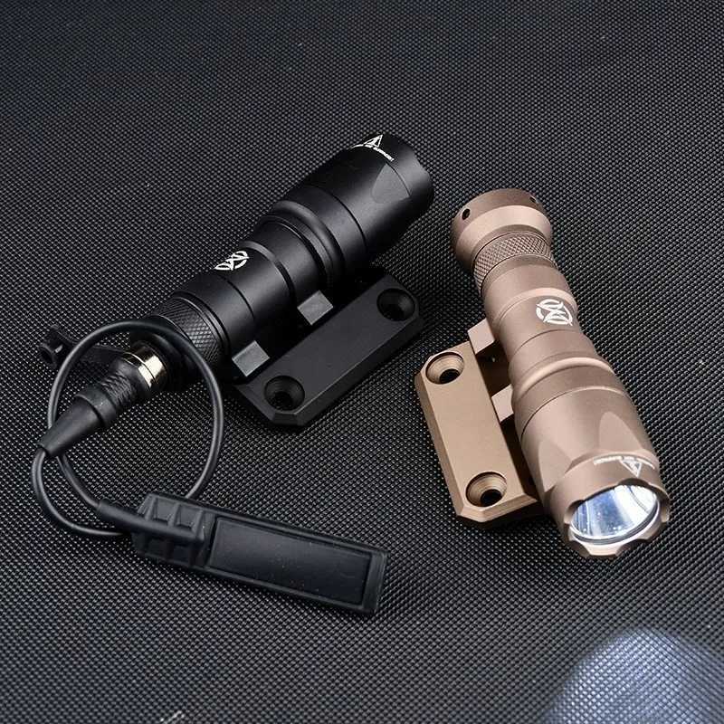 WADSN M600 Airsoft Flashlight Fit SMR Rail System Scout Light Offset Side Mount M300 M600 Weapon Light Base Accessories XJ250728