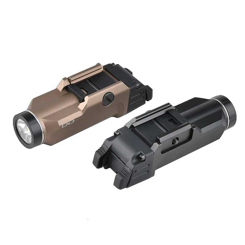 Tactical Metal Flashlight TR 9 1000lumen High Power Hunting Lamp Scout Strobe Light Airsoft Gear for 1913 UNIV Rail System XJ250728