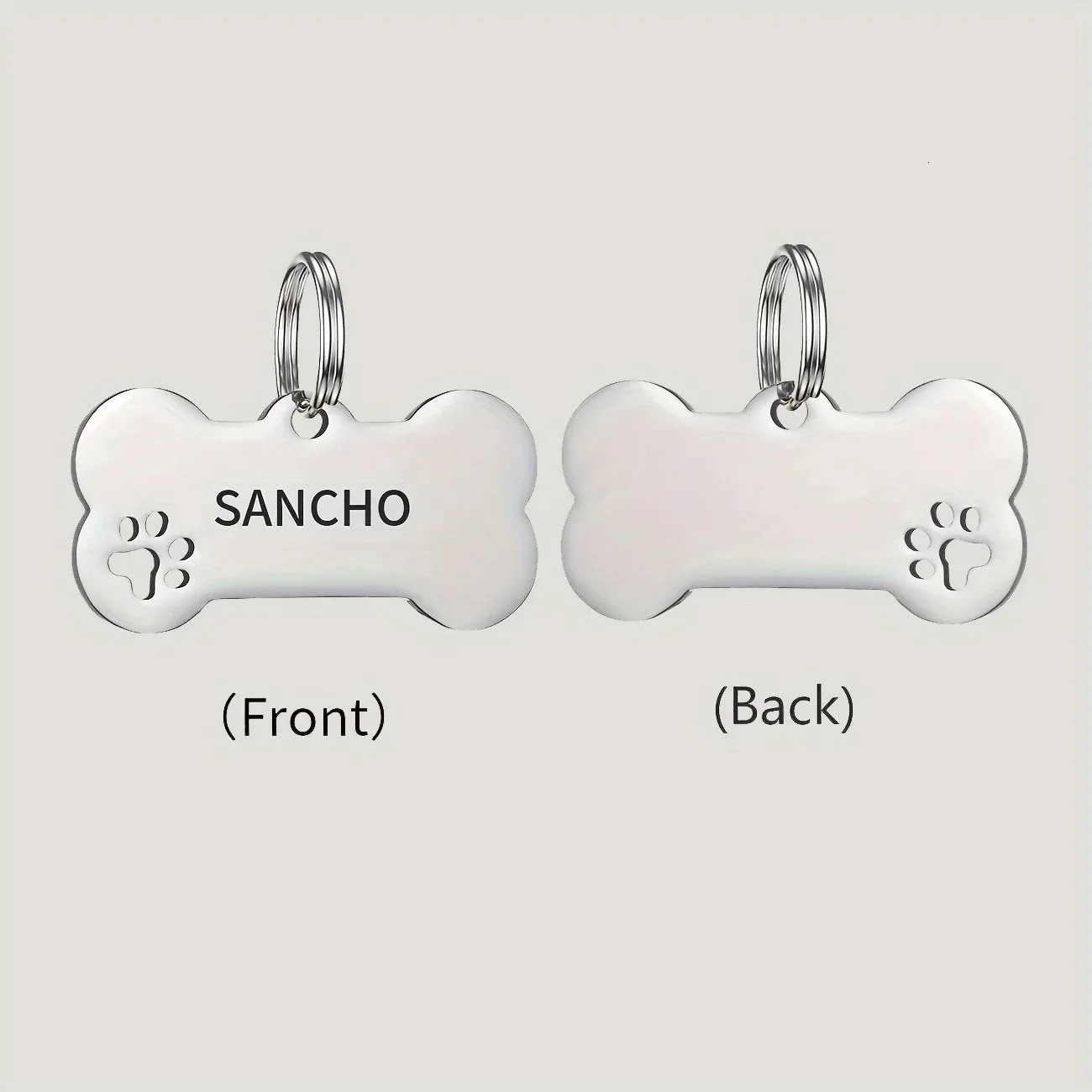 Personalized Engraved High Quality Dog Cat Tags with Name and Phone Number Bone Shaped Pet Pendant for Custom Pet Identification 250729