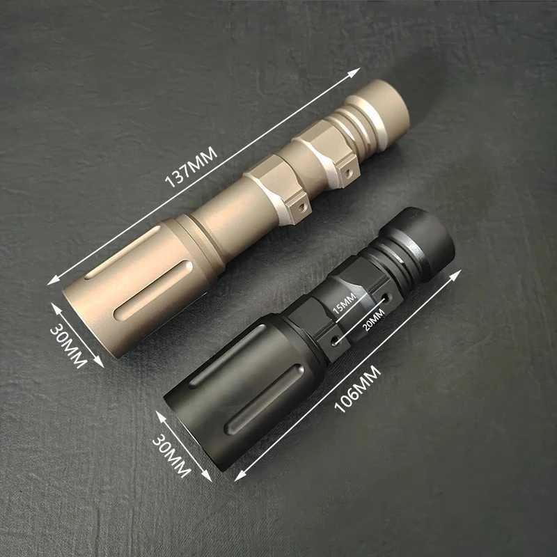 1300 Lumen Tactical LED Powerful Flashlight Metal PLHv2 Scout Weapon Light for Picatinny Rail Hunting Airsoft XJ250728