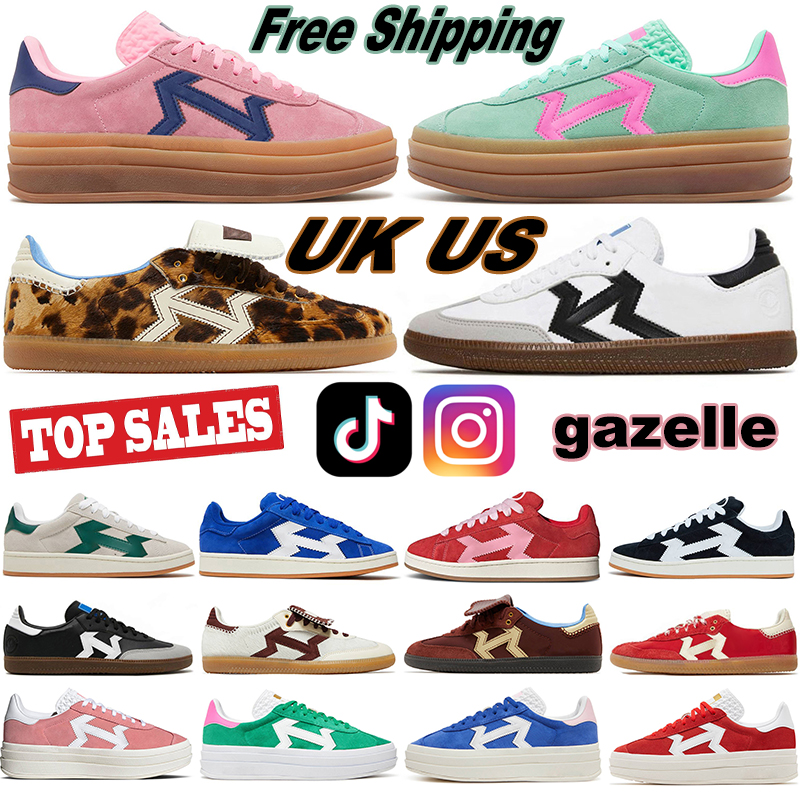 free shipping casual shoes sneaker women man White Black Leopard red pink blue leather sport travel outdoor red Crystal gum Trainer walking with box