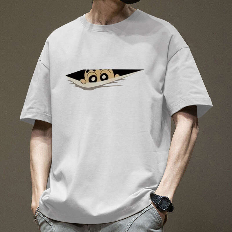 Designer T Shirt Men's Summer Cotton T-Shirt Short Sleeve Trendy Brand Printed Round Neck Loose Fit Tee 2024 New Base Shirt Graphic Tee Tracksuit