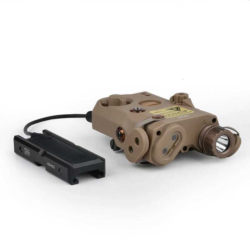 Airsoft Tactical Wadsn IR Fill Light Red Green Blue Dot PEQ15 Laser Strobe White LED Hunting Scout Light Fixed Mount Switch PEQXJ250728