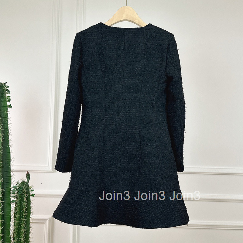 French socialite fishtail skirt new high-end tweed temperament slimming fashionable age reducing dress for women