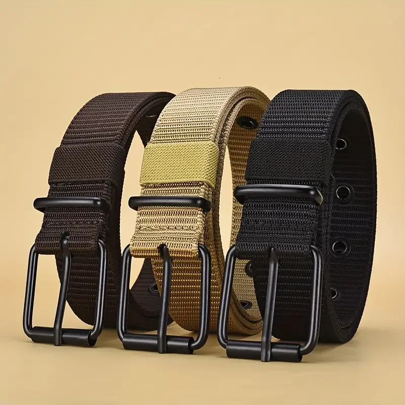 Nylon Quickrelease Buckle Belt Suitable for Outdoor Exploration Sports Daily Wear Unisex Youth Jeans 250716