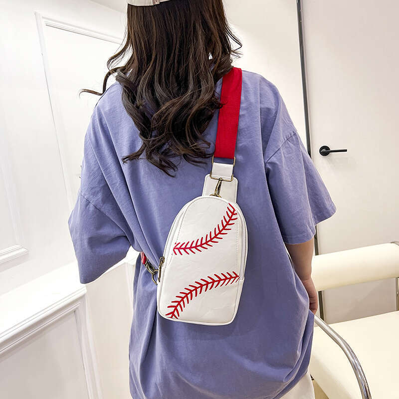 2024 Spring New Baseball Sale Crossbody European and American Retro Hot Style Women's Small Chest Bag